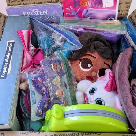 Mixed Toy Box Bundle Lot for Girls Disney Princess Minnie Mouse Monster High - Picture 1 of 12